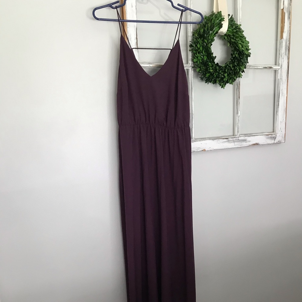 Loft Maxi Dress - Wine color